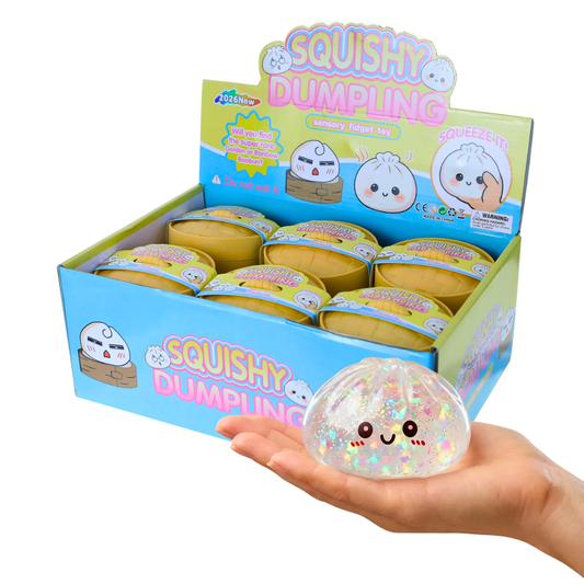 Squish Toy - 12ct - Dumpling Plain Face