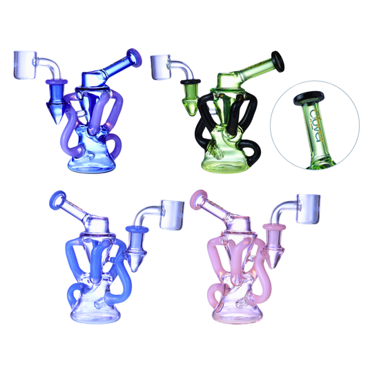 Clover - WP - 6" Two Tone 4-Arm Floating Recycler - Asst