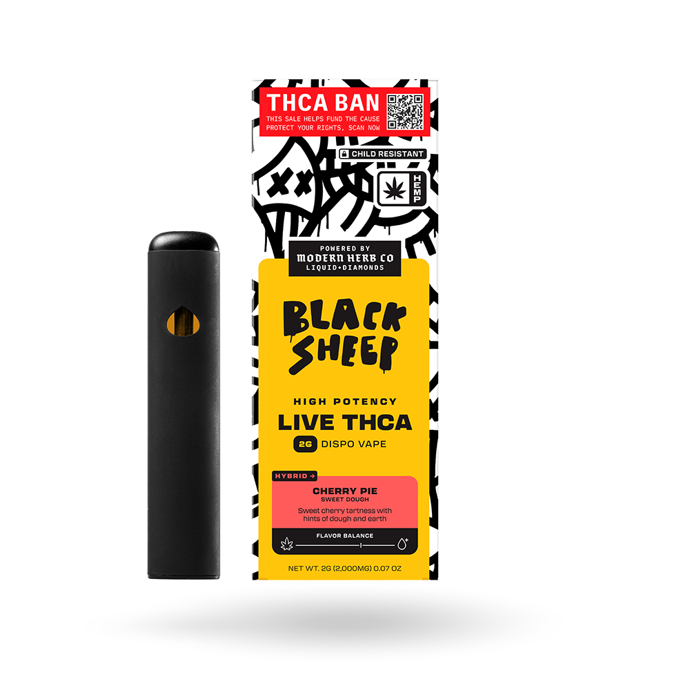 Modern Herb Co - Black Sheep - 2g Live THCA Disposable - 6ct