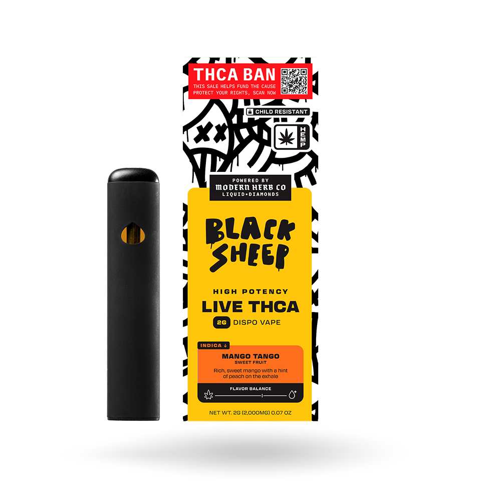 Modern Herb Co - Black Sheep - 2g Live THCA Disposable - 6ct