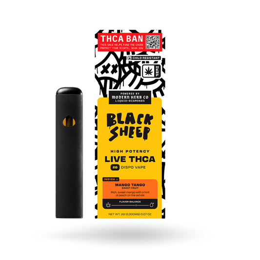 Modern Herb Co - Black Sheep - 2g Live THCA Disposable - 6ct