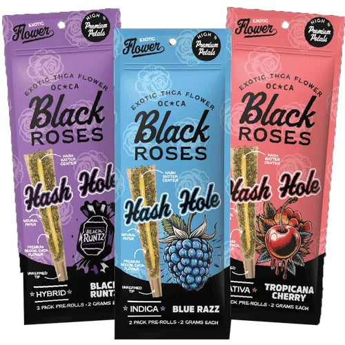 Black Roses 2g THCA Hash Holes
