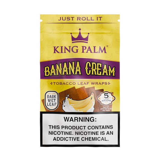 King Palm - Tobacco Leaf Wraps - 5pk - 8ct