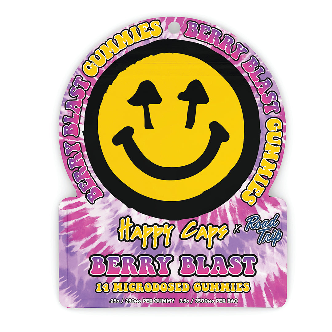 Road Trip x Happy Caps - Mushroom Gummies - 10ct