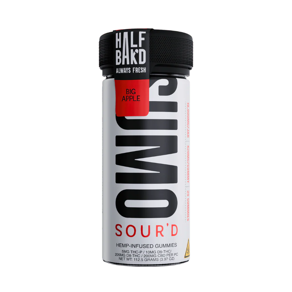 Half Bak'd - Sour'd Gummies | 25pk | 6ct
