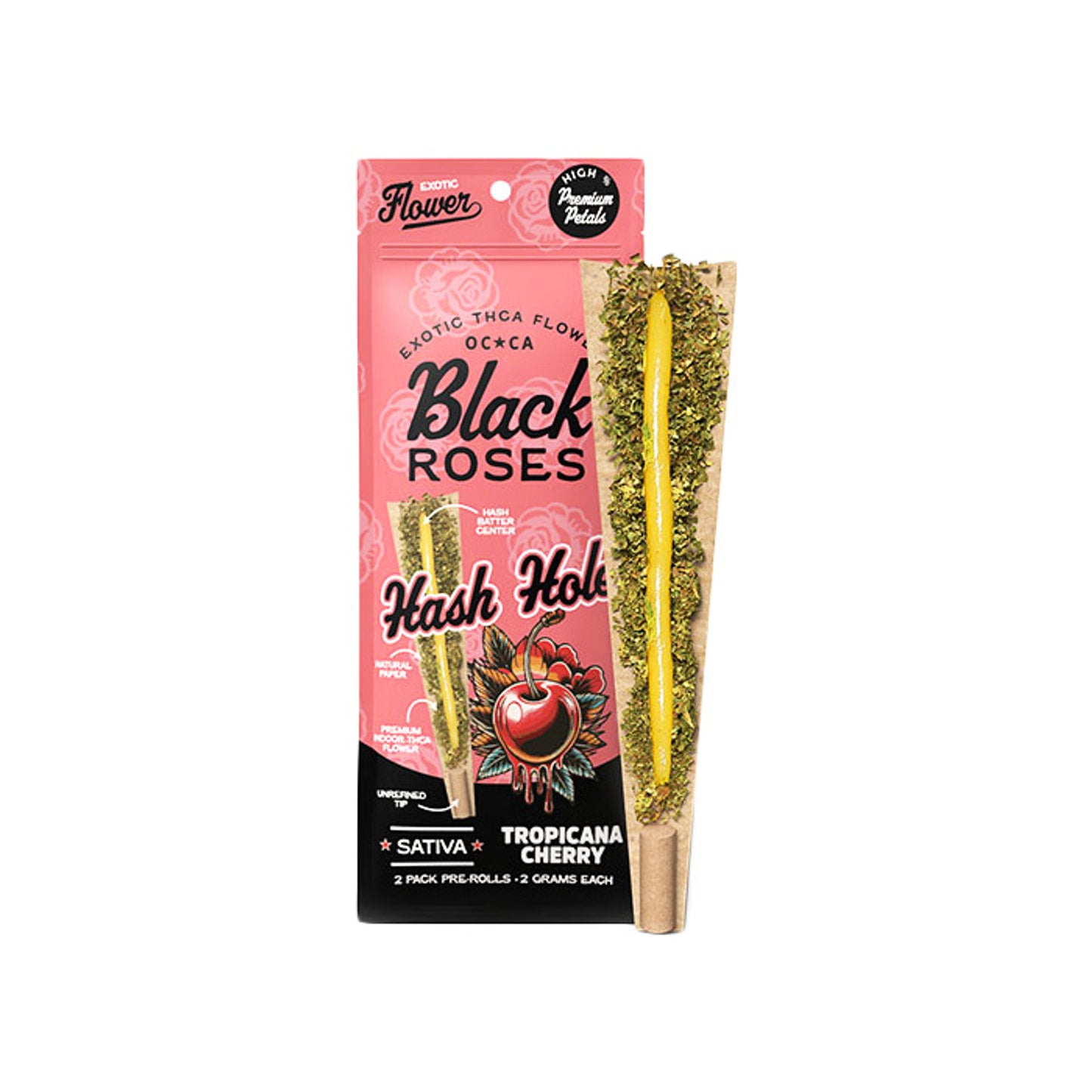 Black Roses 2g THCA Hash Holes
