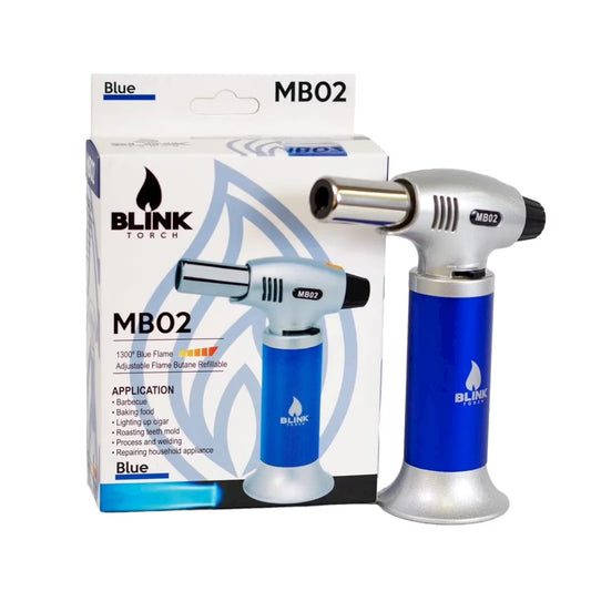 Blink Butane Adjustable Flame Torches (MB02) - Assorted Colors