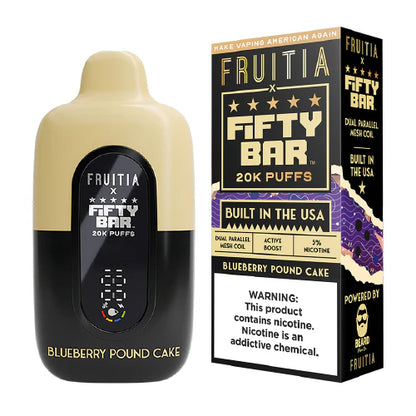 Fruitia x Fifty Bar 20k - 18ml - 5ct +