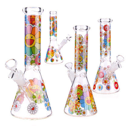 WP - 9.5" Bloomin' Daisy Haze Beaker