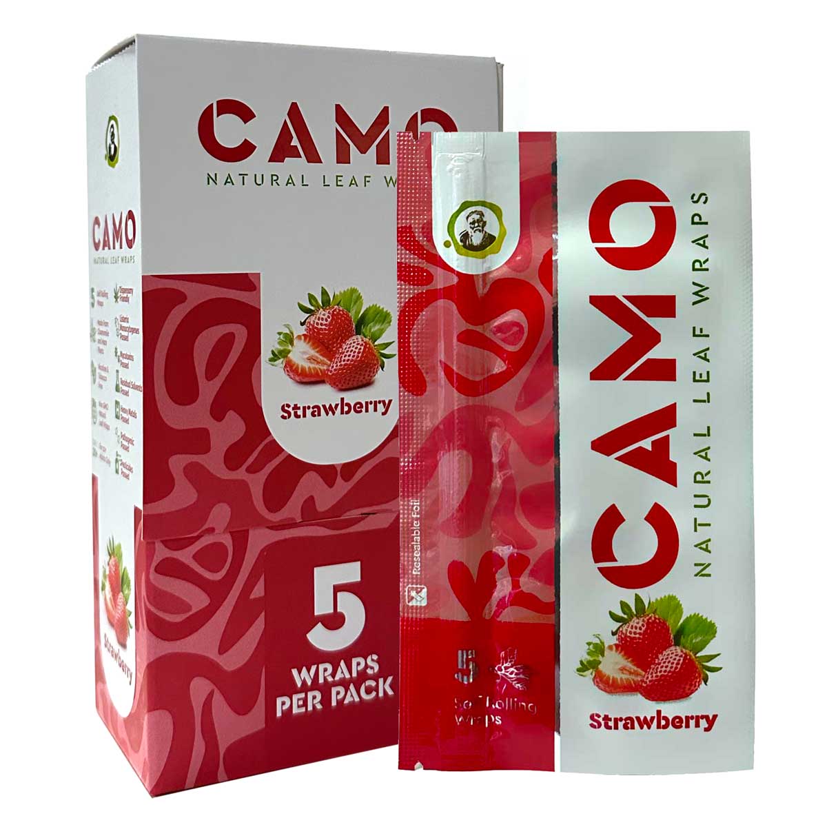 Camo - Wraps - Goji Berry - 5pk - 25ct