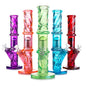 WP - 13" Florescent Tree Perc Straight Tube - Asst