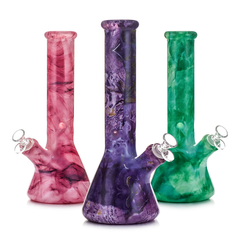 WP - 16" 7mm Marble Beaker - Asst