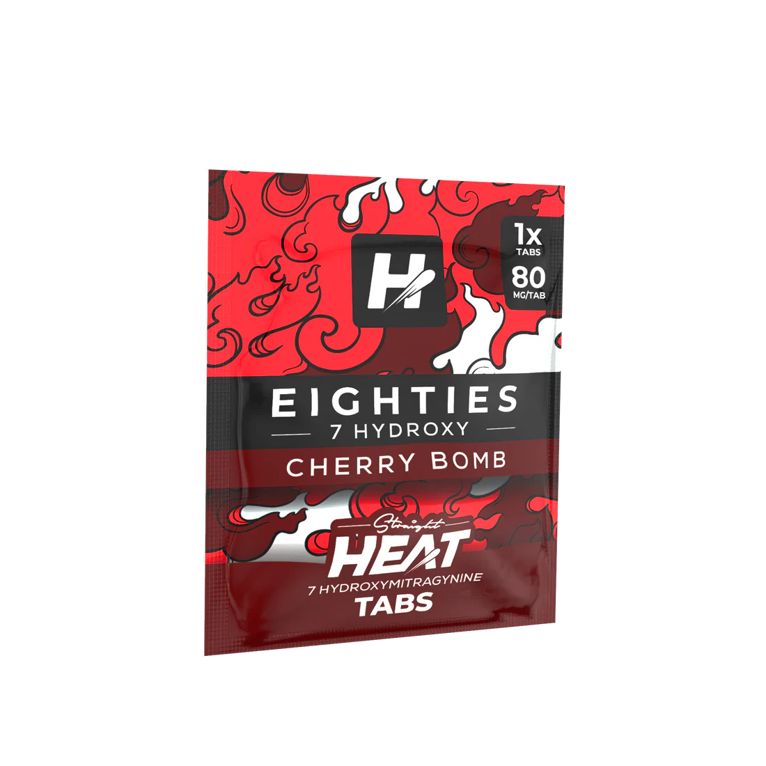 Straight Heat - 80mg 7-OH Tabs - Cherry Bomb - 1pk - 25ct +