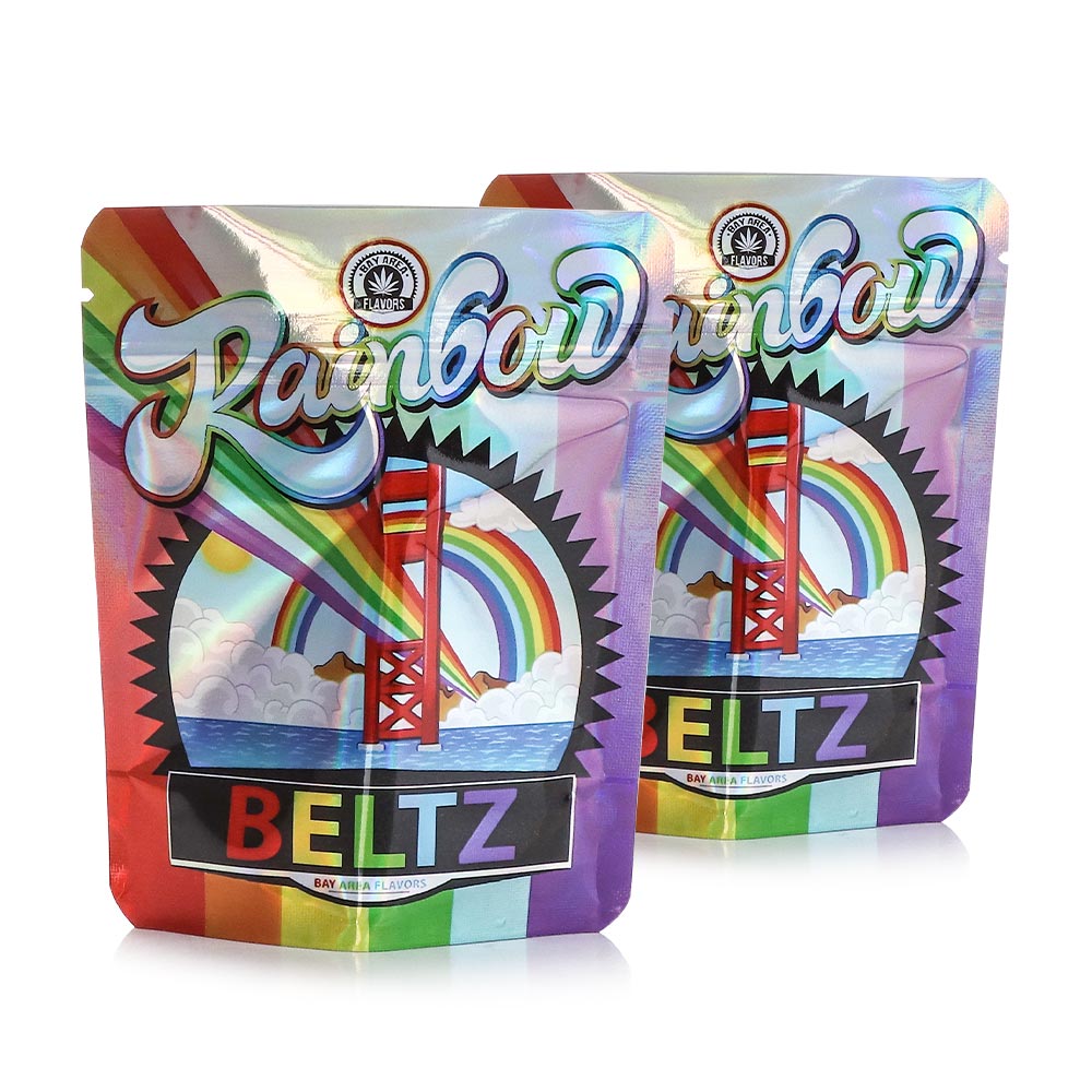 Mylar Bags - 3.5g - Designer Rainbow Beltz - 100ct