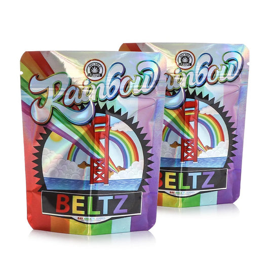 Mylar Bags - 3.5g - Designer Rainbow Beltz - 100ct