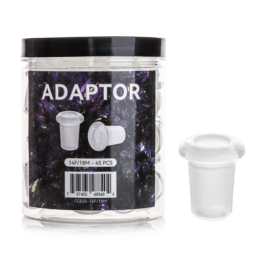 Glass Adapter - 14mm / 18mm Reducer - 45ct