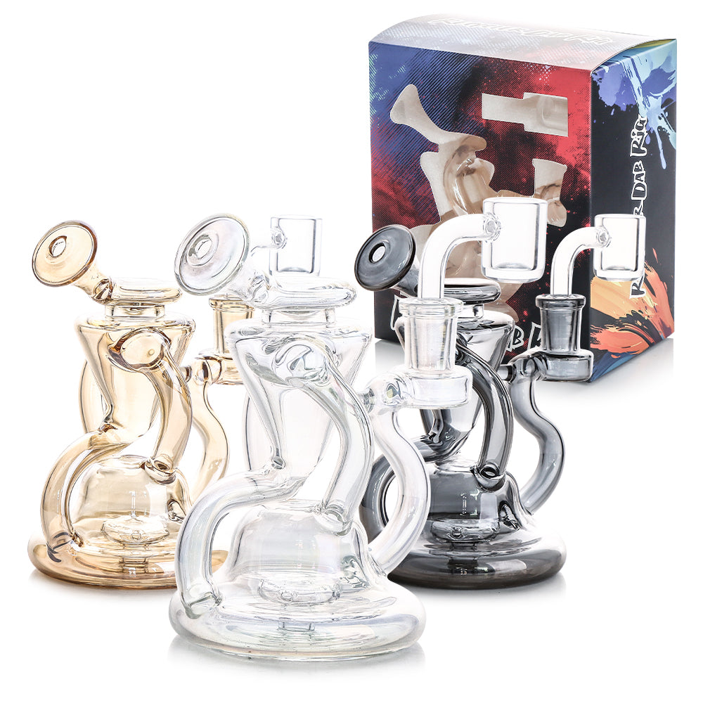 WP - 6" Iridescent Recycler w/ Box - Asst