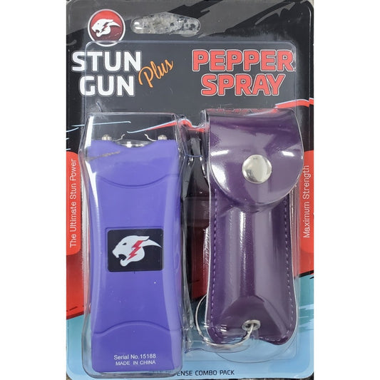 Jaguar - Stun Gun + Pepper Spray - Purple - CH-13PR