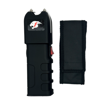 Cheetah Mega Force Stun Gun w/ Flashlight - Black