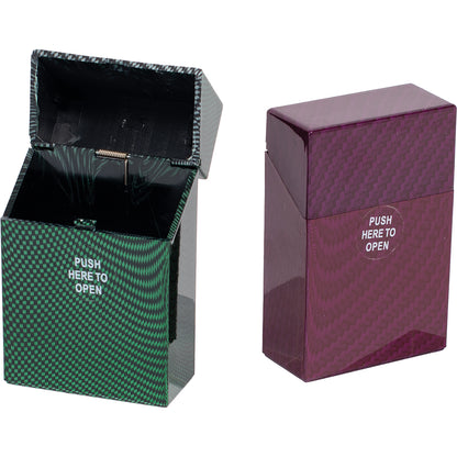 Fujima - Cig Case - 12ct - King Plastic Carbon Fiber