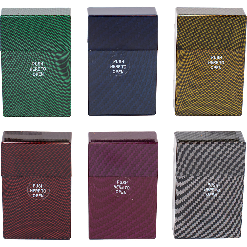 Fujima - Cig Case - 12ct - King Plastic Carbon Fiber