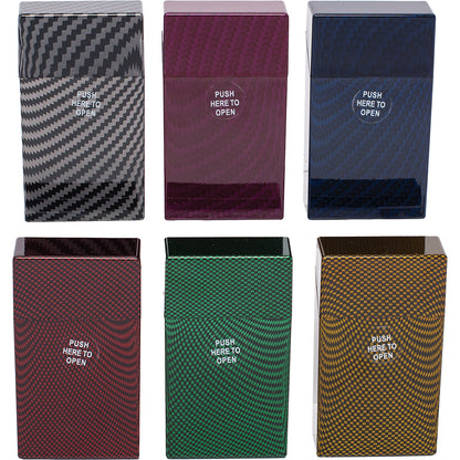 Fujima - Cig Case - 12ct - 100s Plastic Carbon Fiber