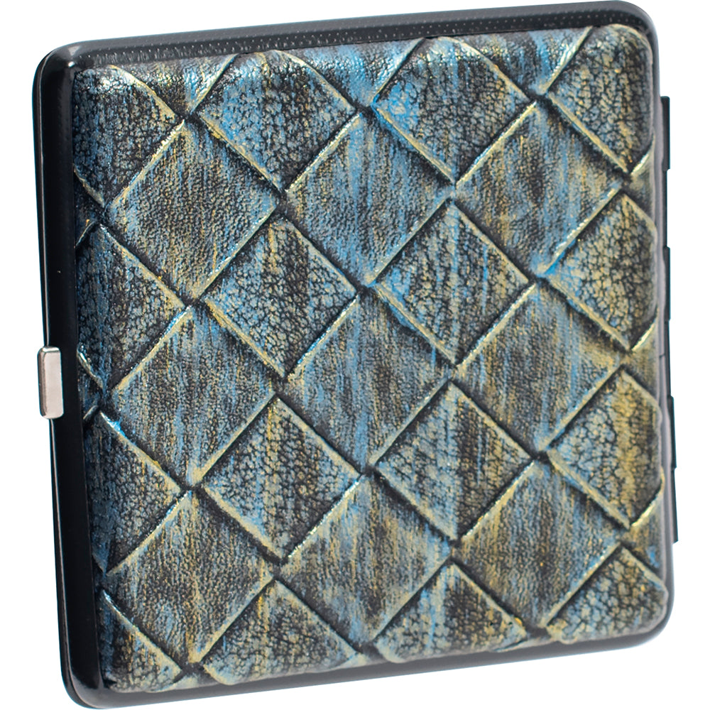 Fujima - Cig Case - 12ct - King Leather Checkered