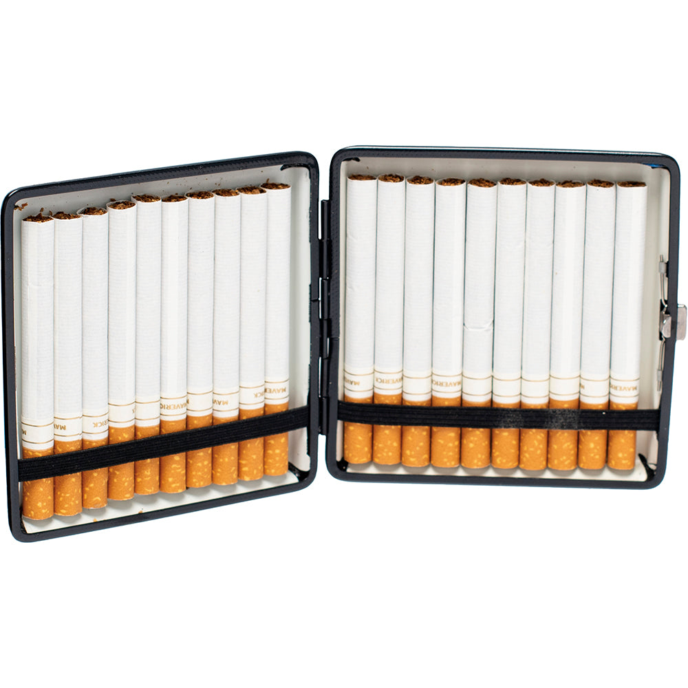 Fujima - Cig Case - 12ct - King Leather Checkered