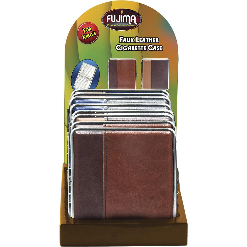 Fujima - Cig Case - 8ct - King Leather Clip