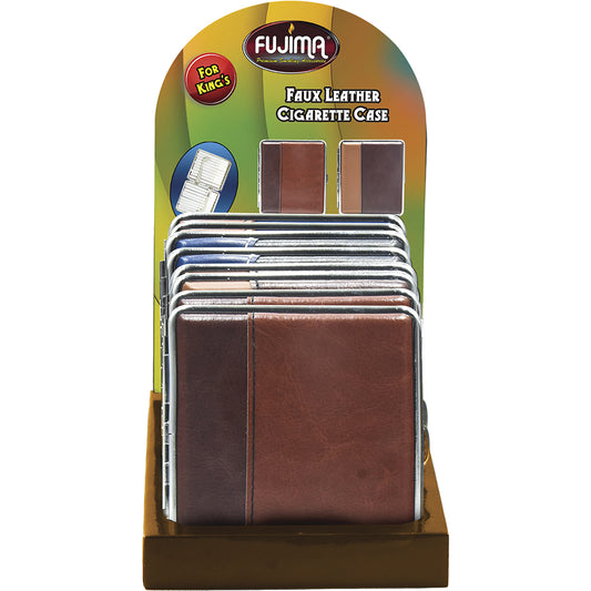 Fujima - Cig Case - 8ct - King Leather Clip