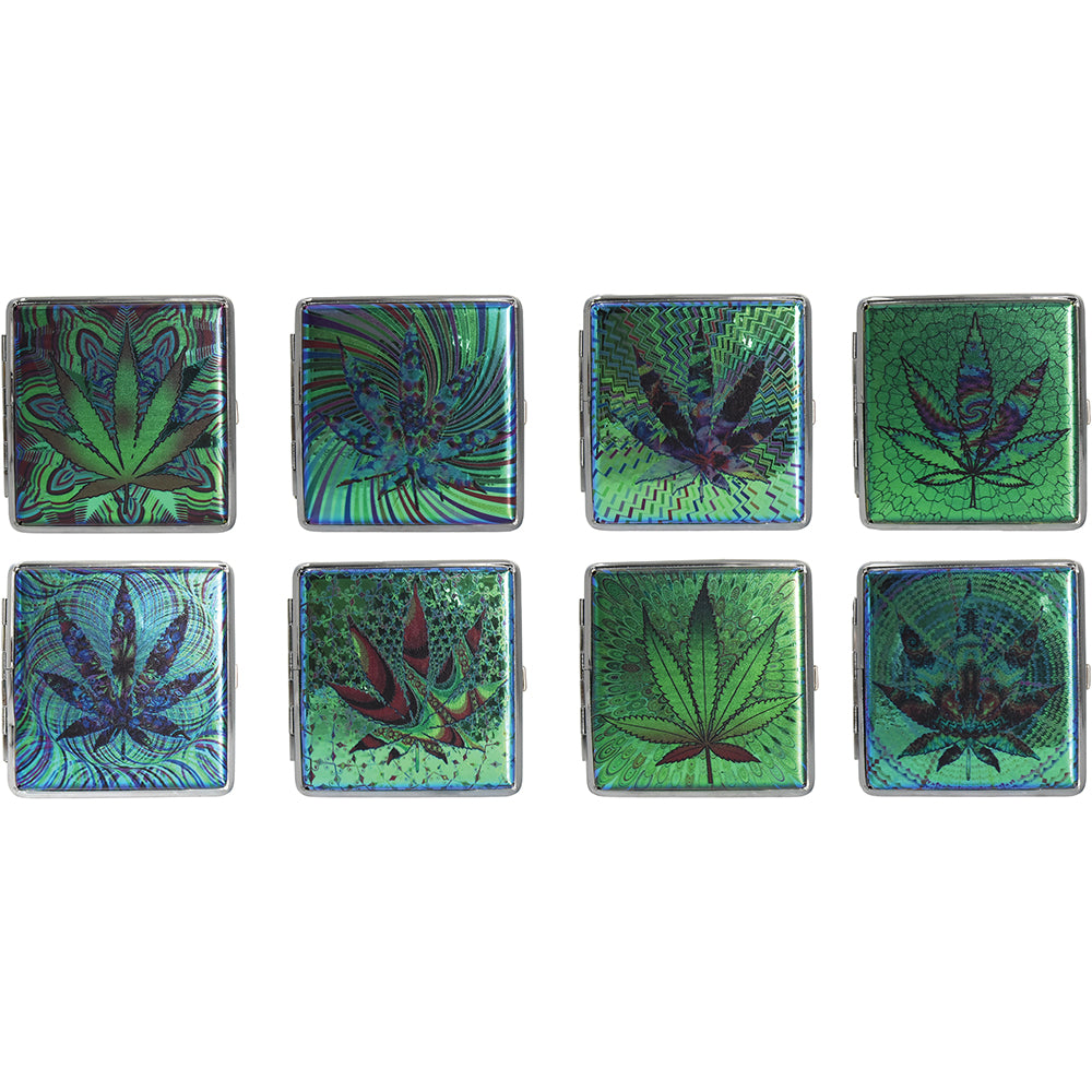 Fujima - Cig Case - 8ct - King Leather Psych