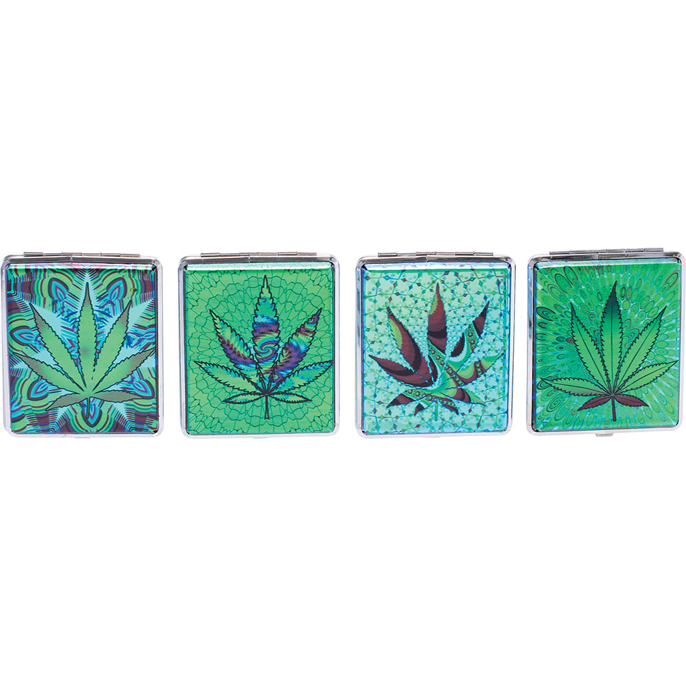 Fujima - Cig Case - 8ct - 100s Leather Psych