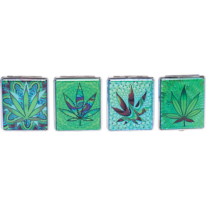 Fujima - Cig Case - 8ct - 100s Leather Psych