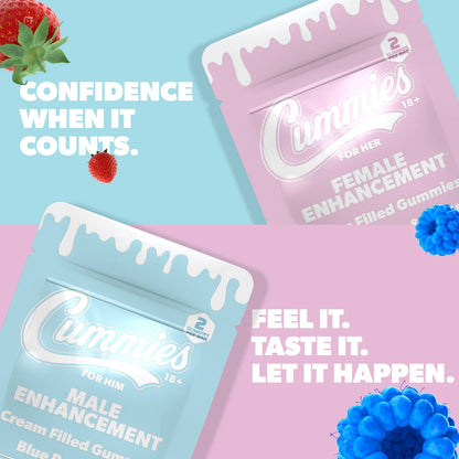 Cummies - Sexual Enhancement Gummies for Him & Her - 2pk - 10ct