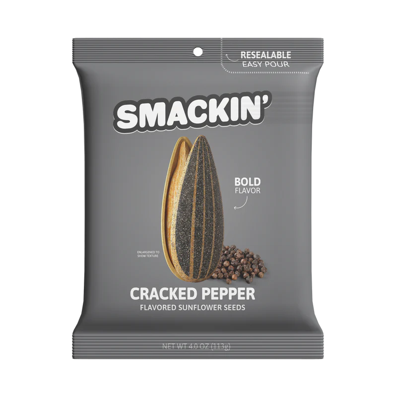 Smackin' Sunflower Seeds - 4oz Bag - 12ct