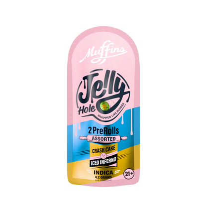 Muffins - 4.20G Jelly Hole THC-A Pre-Rolls - 2pk - 5ct