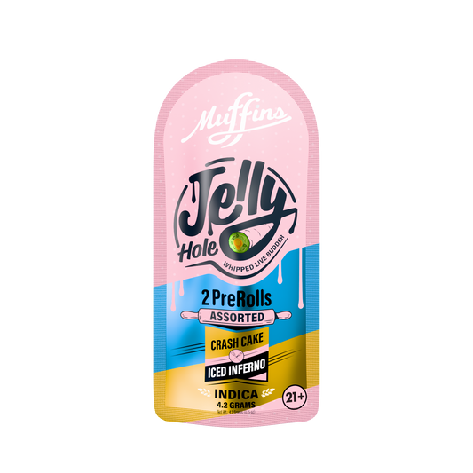 Muffins - 4.20G Jelly Hole THC-A Pre-Rolls - 2pk - 5ct