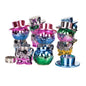 Grinders - 4pc Metallic Rainbow Top Hat Man - 6ct [ #24 ]