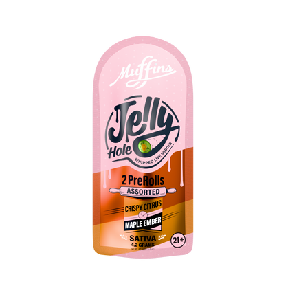 Muffins - 4.20G Jelly Hole THC-A Pre-Rolls - 2pk - 5ct