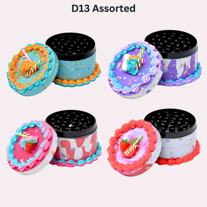 Cake (4pc) Grinder - Icing on Top - 63mm