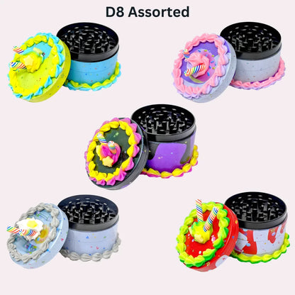 Cake (4pc) Grinder - Icing on Top - 63mm