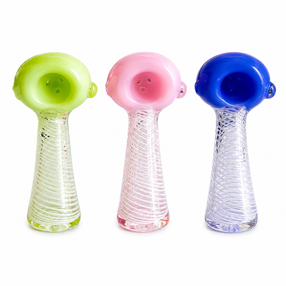 HP - 2ct - 3.8" Slime Standing Spoon Hand Pipes