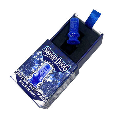 Snoop Dogg - Puffco Pivot Attachment - Blue Dichro