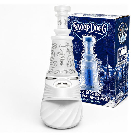 Snoop Dogg - Puffco Peak Top Attachment - Sand Blasted Paisley