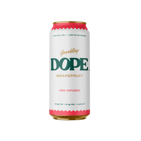 Dope - D9 / CBD Sparkling Drink - Grapefruit - 16oz