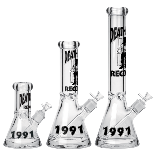 Death Row Records - 9mm Beaker Water Pipe - Assorted Sizes