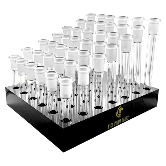 High Point Glass - Down Stems - 18/14 6 Each - 42ct