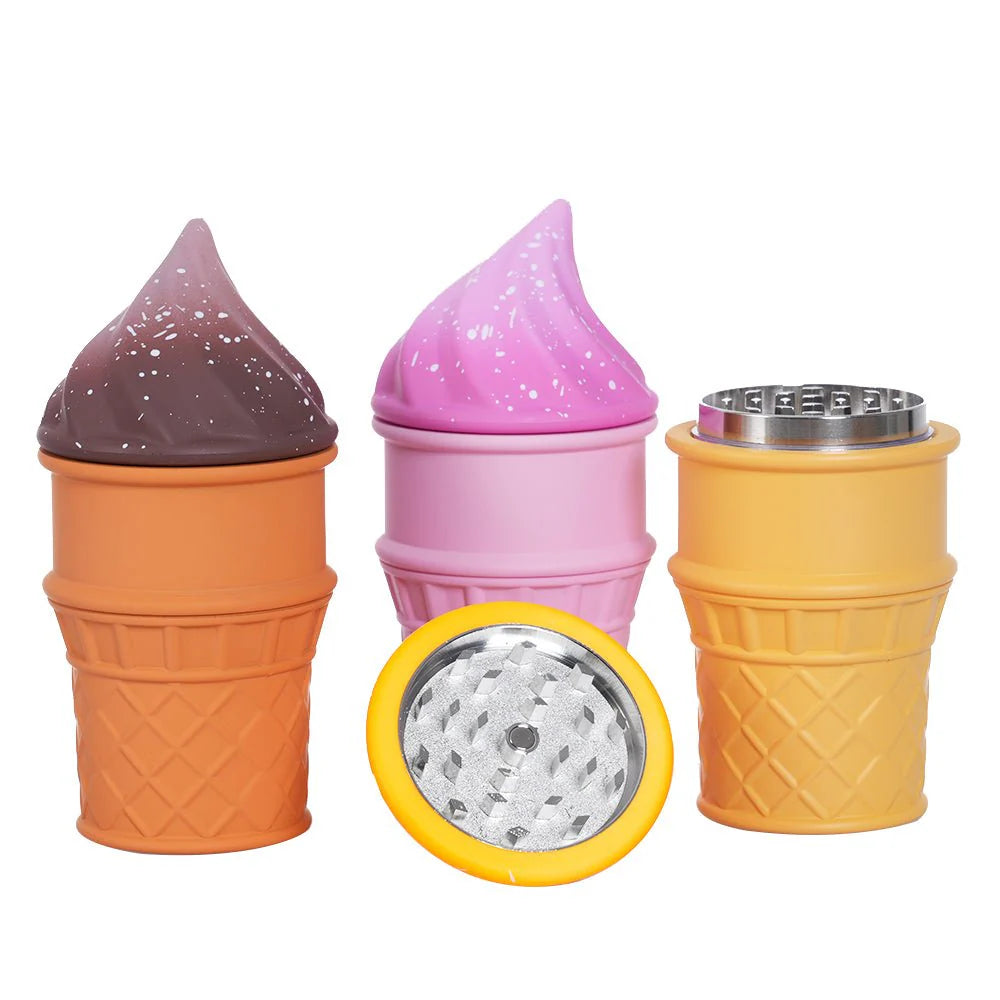 Grinders - 4pc Ice Cream Cones Design - 6ct [ #33 ]