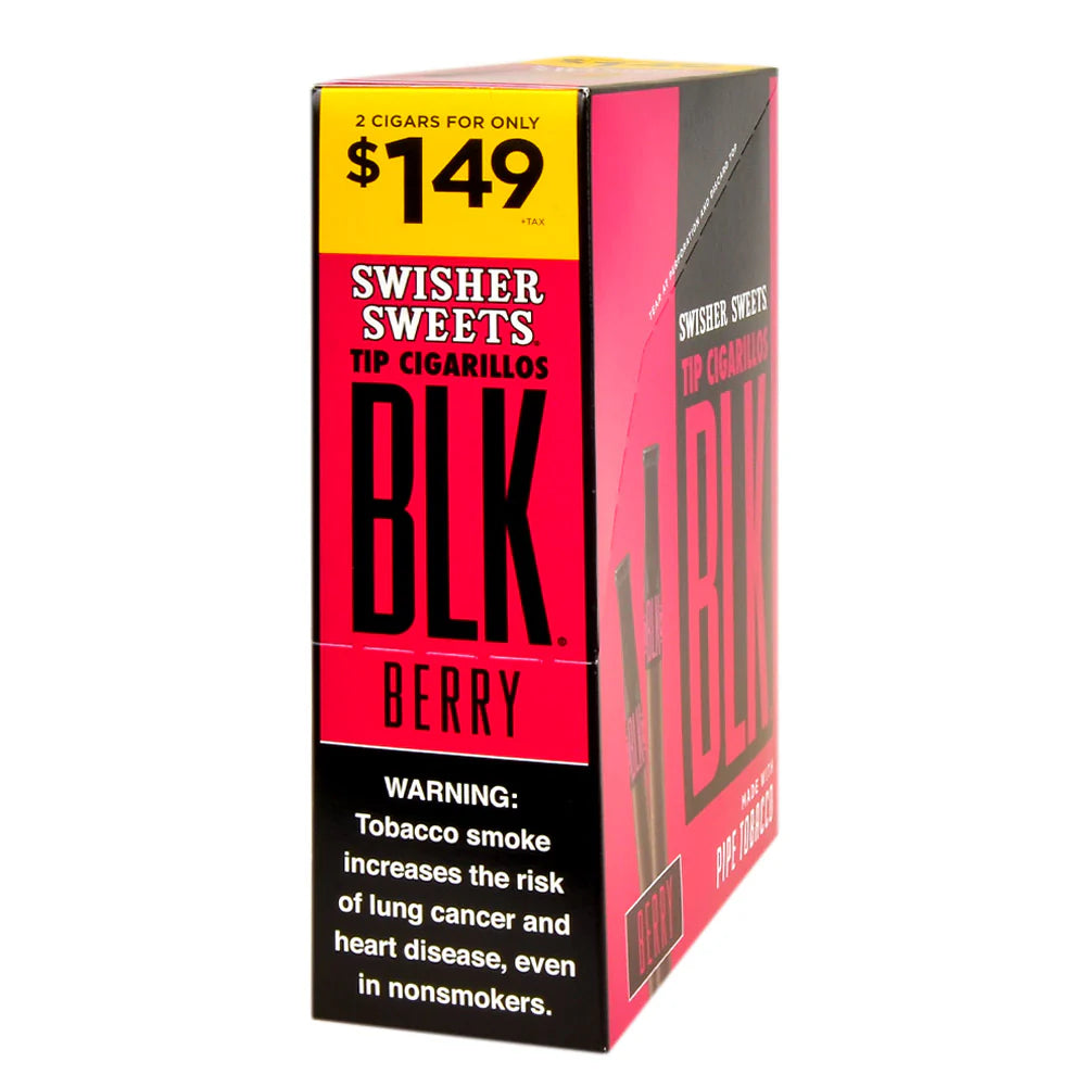 Swisher Sweets BLK Tip Cigarillos (2/$1.49) - 2pk - 15ct