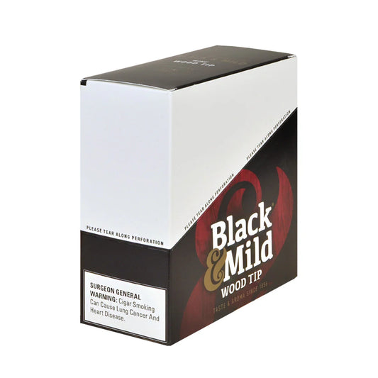 Black & Mild - Cigars - Wine w/ Wood Tip - 5pk - 10ct